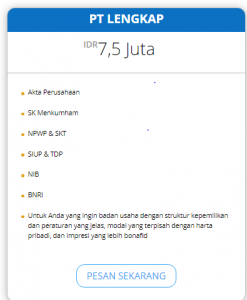 Harga Pembuatan PT